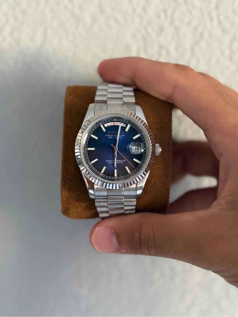 Seiko Mod: Blue Day-Date